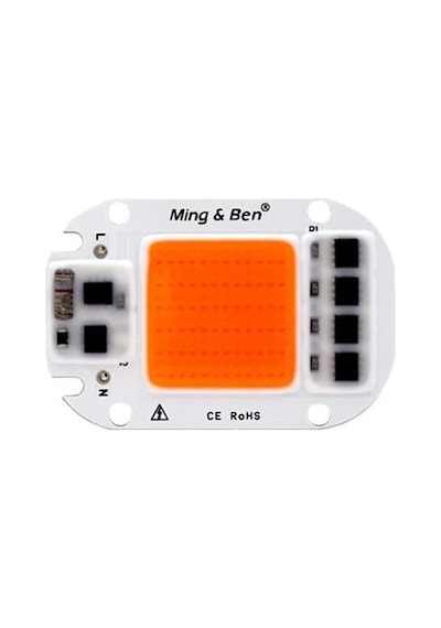 Tr Tam Spektrumlu Led Cob Çip Topraksız Tarım Bitki Büyütme 50w 220v Genel