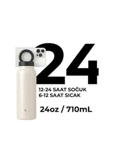Linktech Bl10 Magpro Manyetik Telefon Tutuculu Çelik Termos, 710 Ml 24 Oz Vakumlu Çift Katman Matara, Magsafe Uyumlu 360 Dönebilen Pipetli Kapak, 24 Saat Soğuk / 12 Saat Sıcak Tutucu Beyaz 50 x 22 Linktech Bl10 Magpro Manyetik Telefon Tutuculu Çelik Termos, 710 Ml 24 Oz Vakumlu Çift Katman Matara, Magsafe Uyumlu 360 Dönebilen Pipetli Kapak, 24 Saat Soğuk / 12 Saat Sıcak Tutucu Beyaz 50 x 22