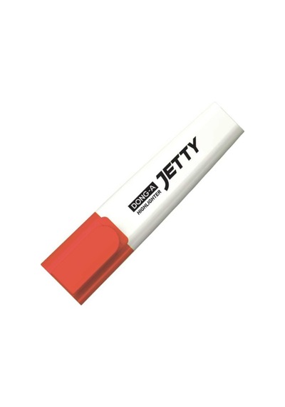 Jetty Pastel Fosforlu Kalem Kırmızı Beyaz