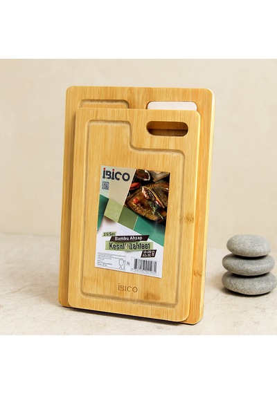 Bambu Kesme Panosu 2'li Set 18x28 & 22x32 Cm