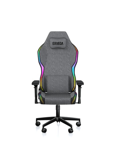 Exvega Lunar Active Rgb Graphite Oyuncu Koltuğu Koyu Gri