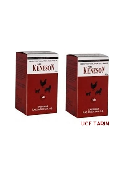Keneson Tüm Hayvanlarda Kene Bit Pire Uyuz vb. Haşere Öldürücü 2 x 500 G