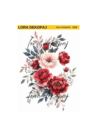 Lora Dekopaj Sulu Transfer Kağıdı - 410 25x35 Cm