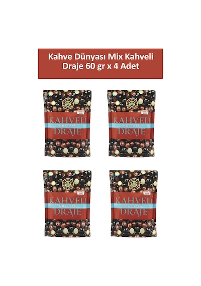 Kahve Dünyası Kahveli Karışık Draje 4 x 60 G