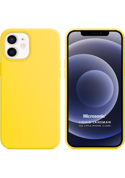Microsonic Apple Uyumlu iPhone 12 Mini Kılıf Liquid Lansman Silikon