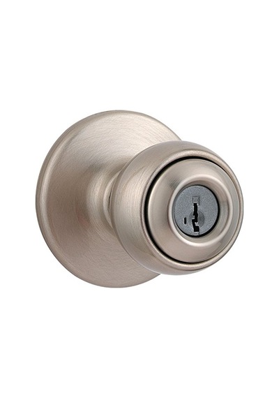 94002-842 Polo Keyed Entry Knob Featuring Smartkey Security İn Satin Nickel