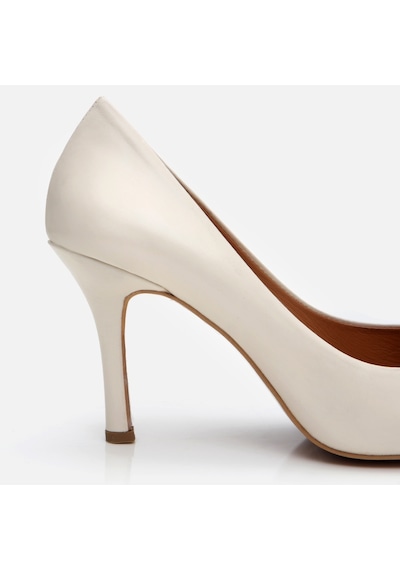 Hotiç Hakiki Deri Ekru Kadın Stiletto 01ayh304180a400 Kemik-ecru Ekru
