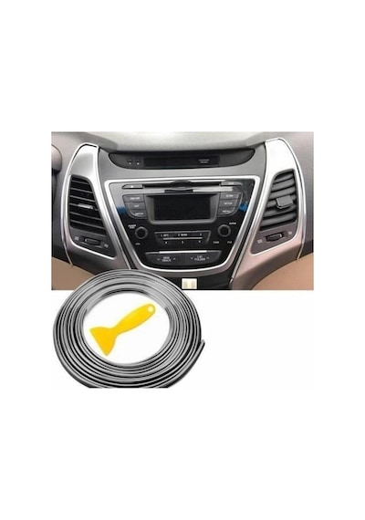 Skoda Octavia Araç Içi Nikelaj Krom Gümüş Renk 5 Metre Torpido Ip Trim Fitili