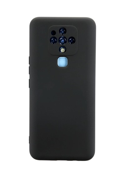 Tecno Camon 16 Uyumlu Kılıf Nano İçi Kadife Silikon - Siyah