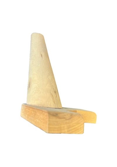 Ahşap Ham Ayak 15 Cm Konik Beyaz