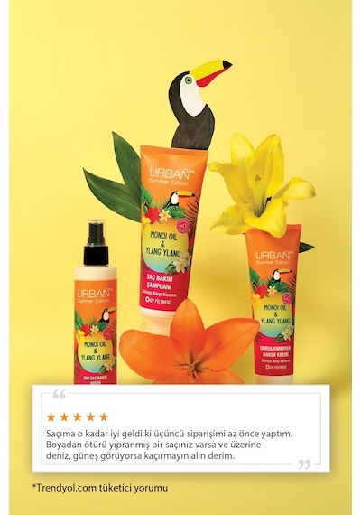 Urban Care Monoi Oil & Ylang Ylang Güneş Sonrası Koruyucu Şampuan 250 ML