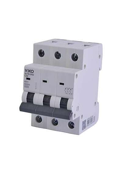 Viko 4vtb-3c50 Otomatik Sigorta 4,5ka C Tipi 3 Kutup 50a 10