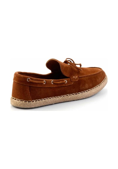 Bambi Taba Leather Erkek Espadril E01395409702 Taba