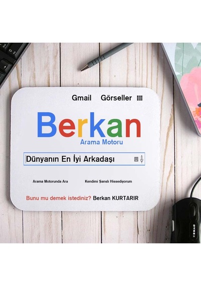Dünyanın En Iyi Arkadaşı Arama Motorlu Mouse Pad