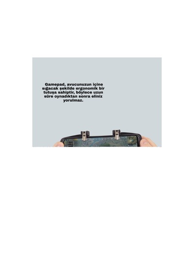 Ergonomik Dört Parmak Uyumlu Gamepad Mobil Oyunlar İçin