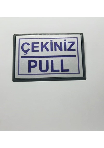 Pull Çekiniz Yapışkanlı Yönlendirme Tabelası 10 X 7 Cm Küçük Boy Hmngoxxtptprp