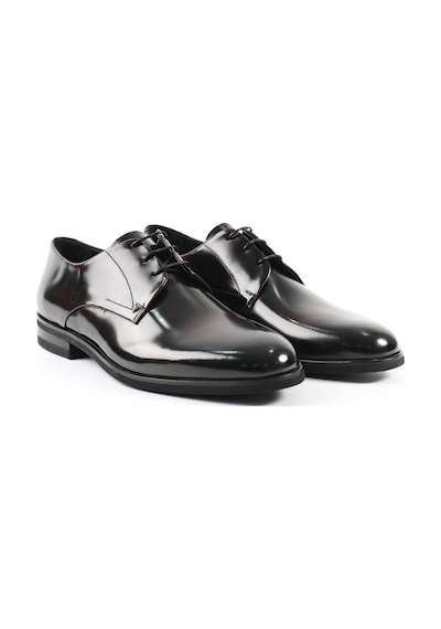 Tuna Hakiki Deri Bordo Açma Derby Model Erkek Ayakkabı - E4513 Bordo