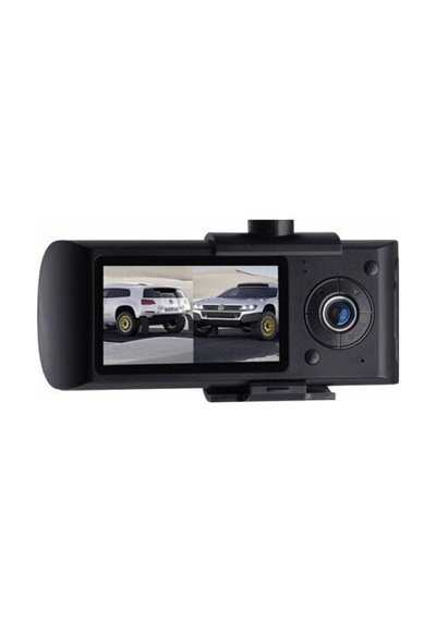 R300 Çift Lensli Araç Kamerası 1080p Full Hd Gps Modüllü G-sensör Ve Type-c Şarjlı Yol Kayıt Cihazı Twogo Go-3000 Pro