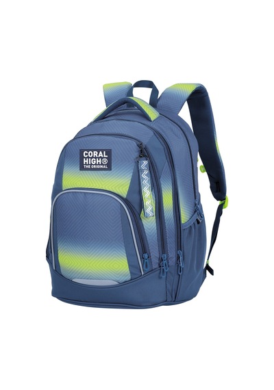 Coral High Neon Desenli Okul Sırt Çantası 24457 Pembe