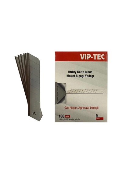 Vıp-Tec Maket Bıçağı Falçata Yedeği 9 Mm Küçük Vt876000 1