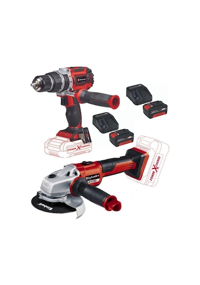Einhell TP-CD 18/60 Li-i BL  Axxio 125mm  2x4.0ah Kömürsüz Set