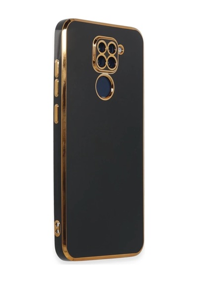 Xiaomi Redmi Note 9 Uyumlu Kılıf Volet Silikon - Siyah