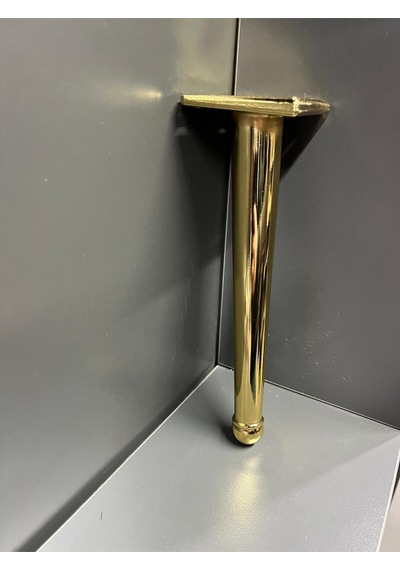 Bone X Metal Ayak 15cm Altın Koltuk Puf Dolap Tv Ünite Modern Mobilya Ayağı Komidin Gold Konsol