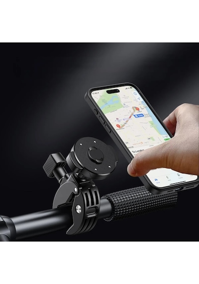 Bisiklet Motorsiklet Scooter Atv Motosiklet Gidon Bağlantılı Telefon Tutucu Tutacağı