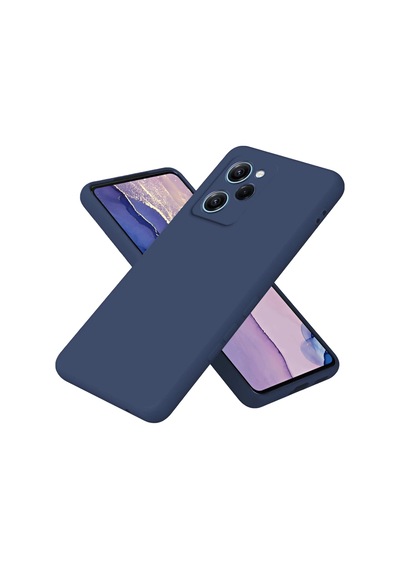 Muratech Newface Xiaomi Poco X5 Pro 5g Nano İçi Kadife Silikon - Lacivert