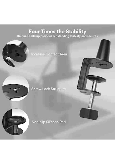 Ba92 Mikrofon Süspansiyonlu Arm Stand