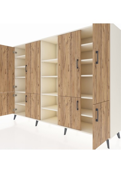 Hyperion Dolap 14 Raflı 8 Kapaklı 220x44x163 Aytaşı-çam/aytaşı Atlas Çam/aytası - Aytası Hyperion Dolap 14 Raflı 8 Kapaklı 220x44x163 Aytaşı-çam/aytaşı Atlas Çam/aytası - Aytası