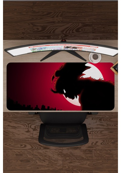 Devilman Crybaby Anime V3 - 90x40 Xxl Gaming Kauçuk Kaymaz Taban Mouse Pad Fare Altlığı