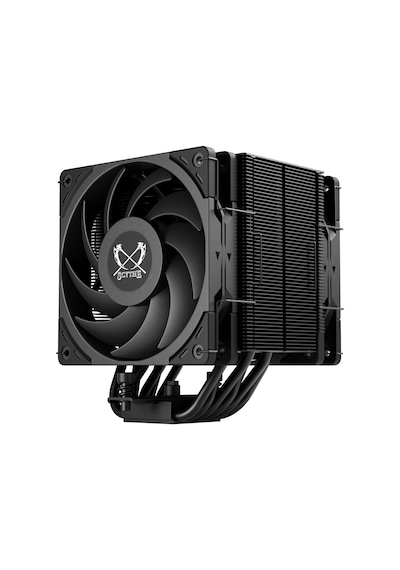 Scythe Mugen 6 Dual Fan Black Edition Cpu Hava Soğutucu, Intel Lga1700, Lga1151, Amd Am5, Am4 Desteği, 120mm, Tek Kule, Alüminyum Üst Kapak Mugen 6 Dual Fan Black Edition