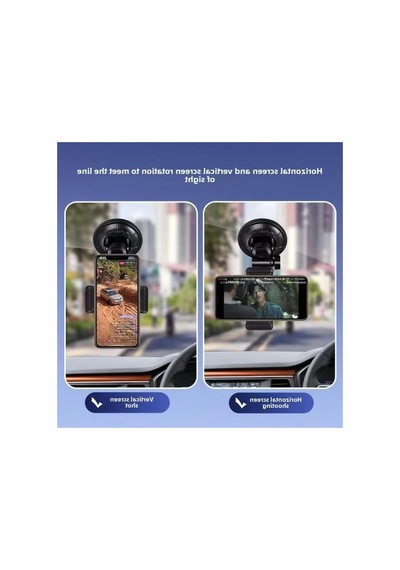 Vantuzlu Kamera Ve Telefon Tutucu, Ayarlanabilir Tripod Bağlantısı