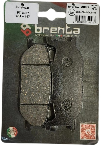Yamaha Xvs 650 Dragstar Ön Fren Balata Brenta Made İn İtaly