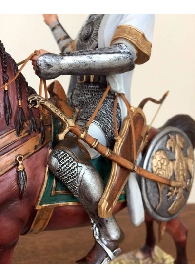 El İşçiliği Boyama Sultan Alparslan Heykel Biblo Dekor