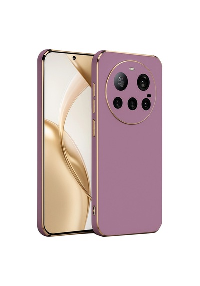 Mi 15 Ultra Kılıf Volet Silikon - Mor İtdark43858