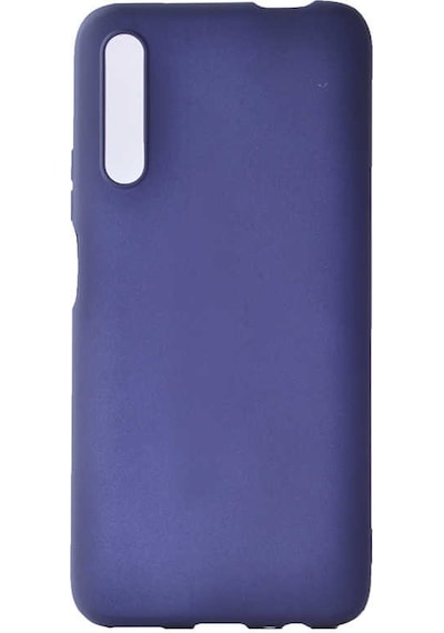 Huawei P Smart Pro 2019 Kılıf Zore Premier Silikon Kapak Saks Mavi