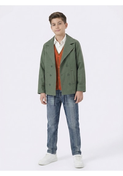 Xo Kids Erkek Çocuk 4lü Alt Üst Takım 11-14 Yaş 14208 Yeşil