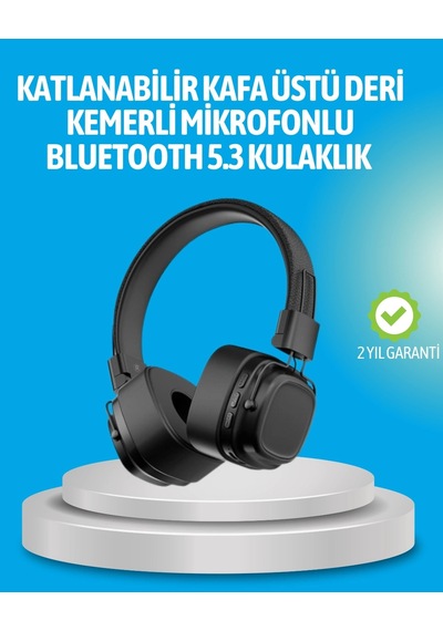 Ceylan Adam Deep Bass Destekli Kablosuz Katlanabilir Kulak Üstü Kulaklık