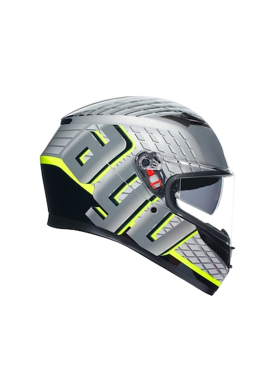 Agv K3 Fortify Blk Fluo Motosiklet Kaskı