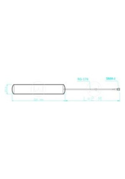 Antenna Home Ah3g.403 4g/lte Nb-ıot Yapışkanlı Anten