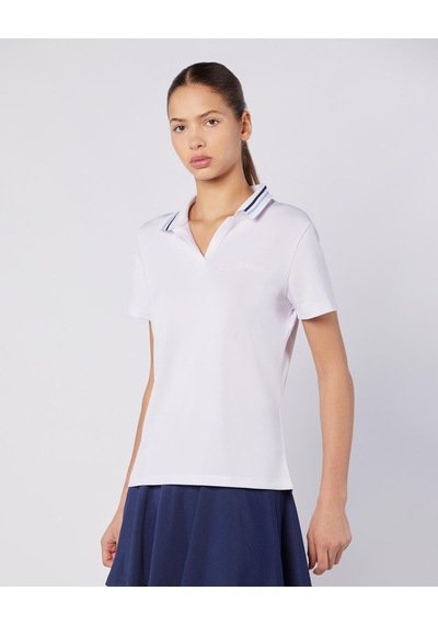 Kappa Elegance Polo Wmn Kadın Beyaz Regular Polo Yaka Tişört