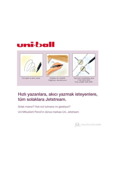Uni Sxn-217 Jetstream Roller Kırmızı Çok Renkli