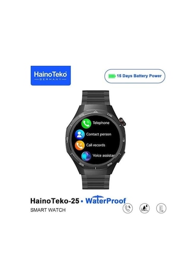 Akıllı Kol Saati Amoled Ekran Bluetooth Arama Cevaplama Uzun Şarj Süresi Erkek Kol Saati