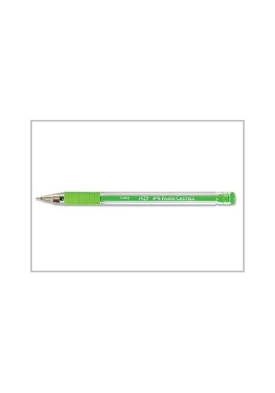 Faber Castell Tükenmez Kalem 1425 Açık Yeşil - 3 Adet