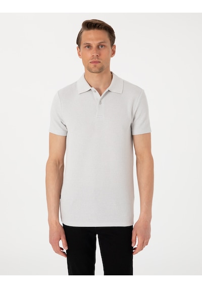 Pierre Cardin Erkek Gri Tişört 50310171-vr024 Gri
