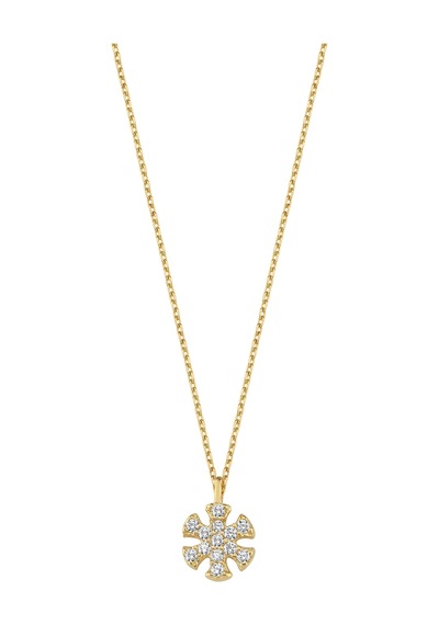 Altın Minimal Kar Tanesi Kolye Kly00200 Altınsepeti