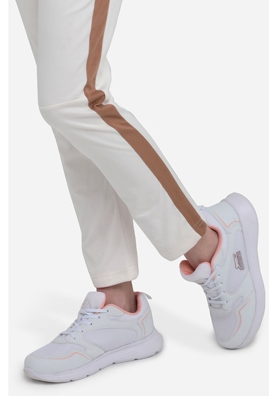 Slazenger OXFORD I Kadın Cepli Dar Paça Ekru Eşofman Altı