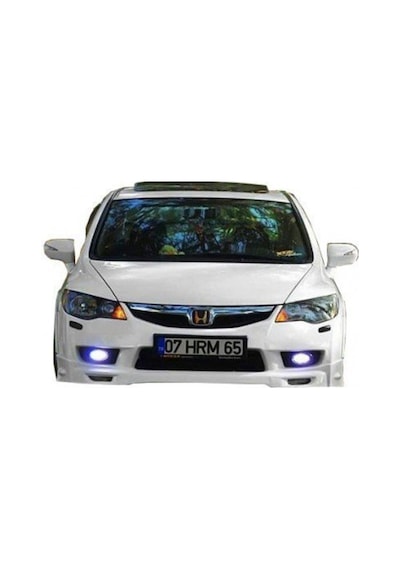 Otomirza Honda Civic Fd6 Mugen (2009-2011) Makyajlı Ön Tampon Ek (Plastik)